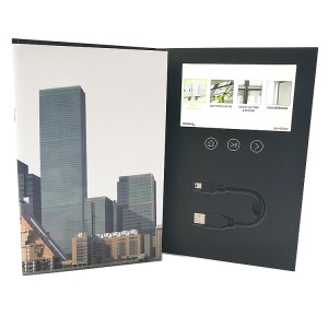 Tft lcd screen 7 inch Video stand smart board video brochure video mailer booklet