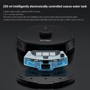Robot Vacuum Cleaner Sweep & Mop Cleaner 3500Pa LDS Navigation 5200mAh Battery APP for Home Clean
