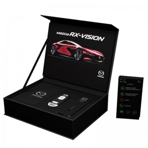 Mazda car key case Cusomized 7 inch video brochure box for advertising