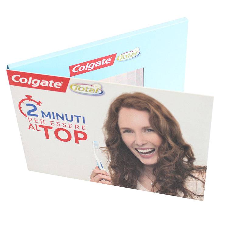 China wholesale Video Mailer - Colgate New Business Invitation LCD Brochure Gift Digital TFT screen Video Greeting Card – Idealway