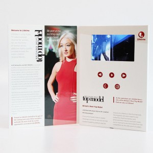 LifeTime OEM Marketing Promotional Digital Video Gift Card Electric Brochure Design
