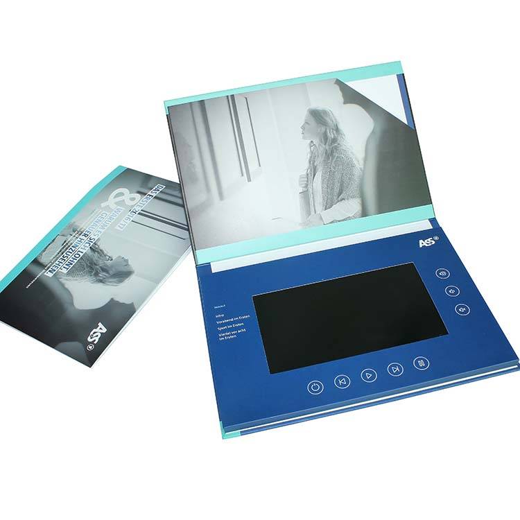 OEM manufacturer Talking Print Video Brochures - Lcd Components Brochure Use Video Book 10 Inch Video Brochure For Advertising / Greeting / Wedding / Presentation – Idealway