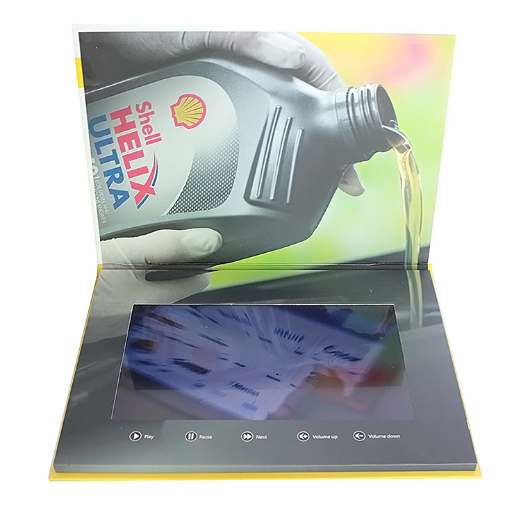 2021 High quality Video Folder - Shell Helix Ultra 10 Inch Ips Lcd Screen Greeting Video Brochure Player Card Mailer For Advertising – Idealway