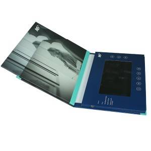 ASS Customized 10 inch standard video catalogue brochure business card pocket function for business advertising
