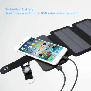 100W Foldable Solar Panel USB Solar Cells 12V Solar Charger Output Devices Waterproof Portable Mobile Power for Outdoor Phone Charging