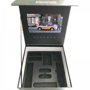 Audi headphone presention Customized 5inch 7inch Advertising Propaganda Video Gift Packaging Box