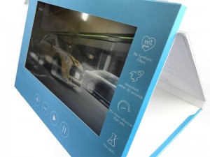 ZEISS Stand Kalenner Form Video Brochure Fir Video Reklammen, 7 Zoll LCD Video Kalenner