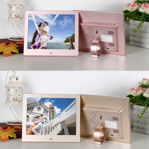 OEM/ODM China Digital Frame Wifi - 12 Inch Metal Digital Photo Frame For Photo and Video Player 1280*800 Resolution Electronic Calendar Picture Frame with remote control – Idealway