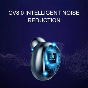 F9 Tws 5.0 True Wireless HIFI Stereo Headset Earbuds Lcd Digital Electric Quantity Waterproof Noise Reduction Bluetooth Earphone