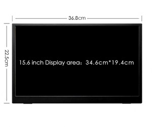 15.6 pulgada 1920*1080 LED Touch Screen Monitor Laptop Gaming Portable Monitor