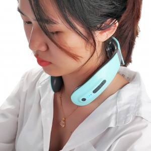 Электрический массаж шейных позвонков с подогревом, 4-х импульсная массажная головка и 9-уровневый массажер для шеи и плеч для облегчения боли