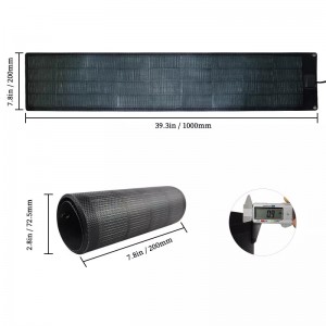 150W thin film flexible solar panel module ,rollable solar panels for car