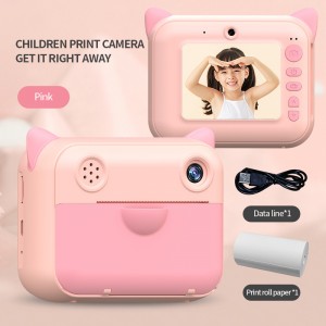 Fábrica por xunto China 1080P Kids Action Instant Cam Cartoon Photo Video Mini cámara dixital