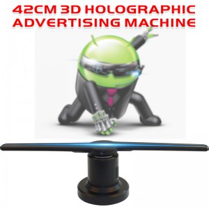Led holografik 3D Özel Profesyonel Hologram Makinesi Açıkhava Reklamcılığı Fanı