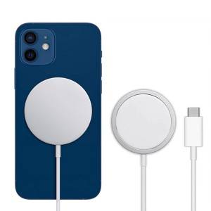 Sili ona Fa'atauina Fa'atauga Saosaoa Portable Magnetic Wireless Mag Charger mo iPhone 12 Pro Max