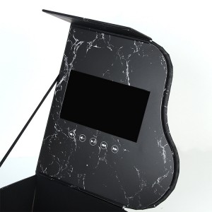 Κουτί δώρου μπροσούρα βίντεο σε σχήμα πιάνου Αυτόματος διακόπτης ελέγχου φωτός με οθόνη LCD 7 ιντσών
