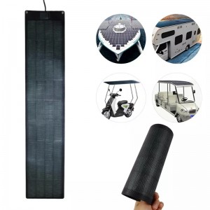 150W thin film flexible solar panel module, rollable solar panels para sa kotse