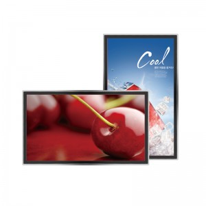 प्रकाशित एलिवेटर रिटेल स्टोर शॉपिंग मॉल स्क्रीन डिस्प्ले 15.6 - 65 इंच वॉल माउंटिंग एलसीडी डिजिटल साइनेज विज्ञापन मशीन