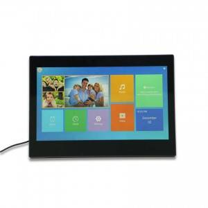 10.1 inch Full HD IPS touch screen senza filu WiFi frame foto digitale per a visualizazione di a famiglia