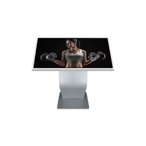 Tampilan Kios Digital Signage Panel Interaktif Hitam 55inch Kios LCD Monitor Pusat Perbelanjaan Kios Layar Tutul Iklan
