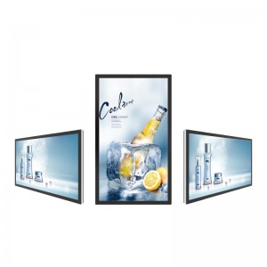 Lift kiskereskedelmi üzlet bevásárlóközpont közzététele Képernyős kijelző 15,6 – 65 hüvelykes falra szerelhető LCD Digital Signage reklámgép