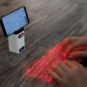 Virtuální laserová klávesnice Bluetooth bezdrátový projektor Klávesnice telefonu pro počítač Iphone Pad Laptop s funkcí myši