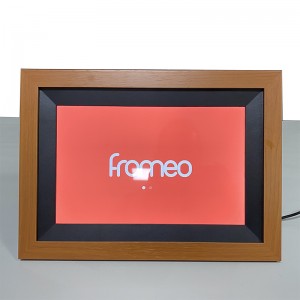 Frameo APP 7 / 10 इंच HD lcd स्क्रीन क्लाउड WIFI डिजिटल फोटो चित्रांची फ्रेम फिरवा