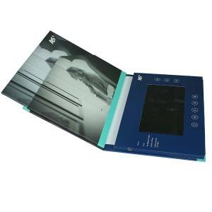 Брошура за LCD компоненти Използвайте видео книга 10-инчова видео брошура за реклама / поздрав / сватба / презентация