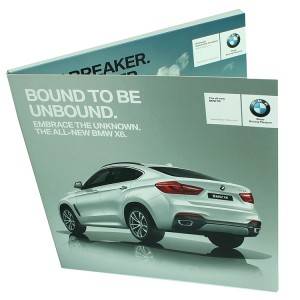 Quảng cáo xe BMW 7 inch LCD Video Brochure Màn hình HD Thư mục video Thiệp chúc mừng bền cho doanh nghiệp