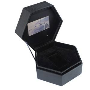 جعبه پخش کننده ویدئو جعبه کارت موسیقی کنترل نور صفحه نمایش LCD 7 اینچی سفارشی برای ارائه محصول جواهرات هدیه