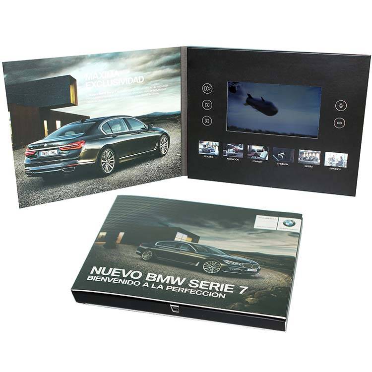 Factory Custom video player print lcd 5inch video graphics greeting card digital brochure Featured Image