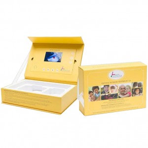 Hot New Products Video Brochure Price - Video Library Tv In A Card 5 inch Extratable Video Gift Box – Idealway