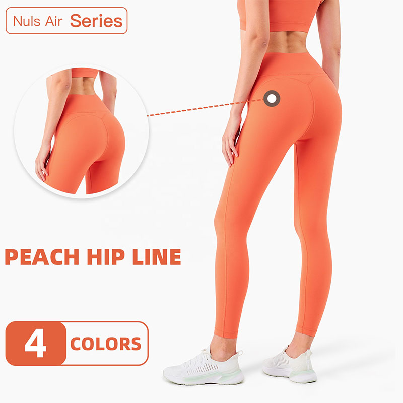 Peach Buttocks Yoga Legging With Anti-Curling