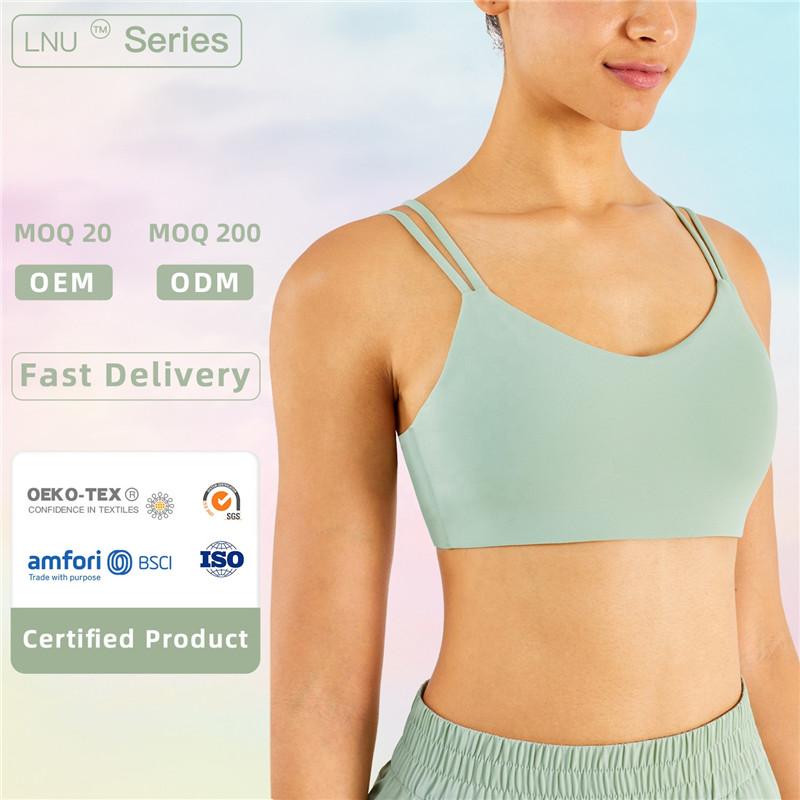 Candy Floss Touch Yoga Bra Invisible Elasticity
