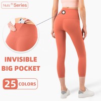 High Waist Invisible Big Pocket Yoga Legging