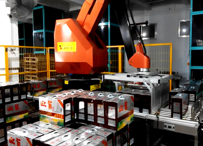 Do you know the application of palletizing robots in the fertilizer industry?