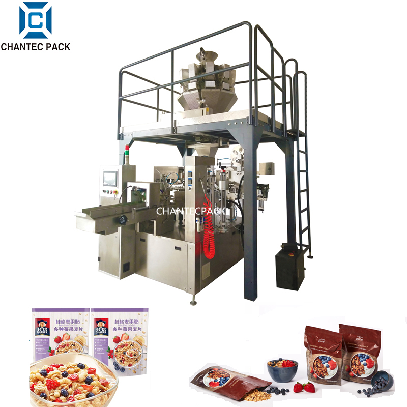 Дневна препорака за нискокалорична машина за пакување житарки granola