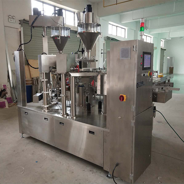 rotary powder premade pouch bag packing machine