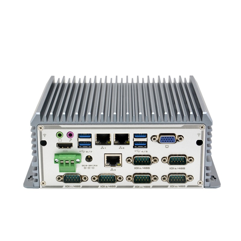 Fanless Rugged Computer Wide Voltage Input- With 8th Core i3/i5/i7 U Processor