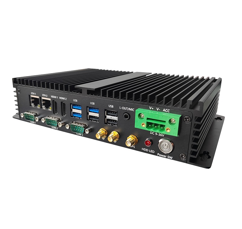 Vehicle Mount Fanless Computer with 8th Core i3/i5/i7 processor