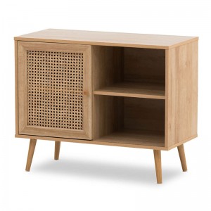 Gabinete de almacenamiento de madera de ratán natural Productos de la serie Rattan