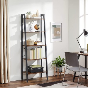 5-Tier Open Shelves VASAGLE Ladder Shelf