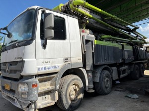 Second Hand 56m 2019 Concrete Pump Truck With Benz Chassis