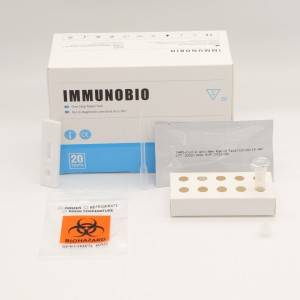 PEI/Bfarm listed IMMUNOBIO COVID Test Kit Antigen Saliva Rapid test
