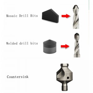 High quality precision processing PCD drill bits for special metals