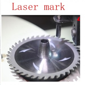 Helautomatisk laserskrivare för sågblad