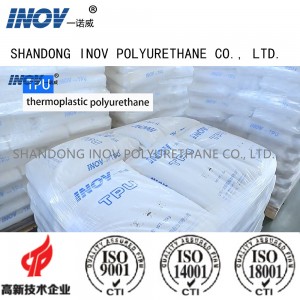 China Inov E-TPU Injection Extrusion High-Hardness High- Transprency Thermoplastic Polyurethane TPU Manufacturer Factory