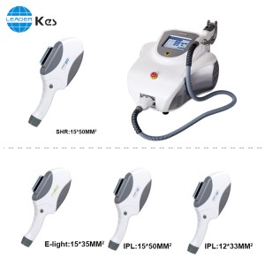 Most popular Beauty spa salon ipl laser elight hair removal machine 3 in 1