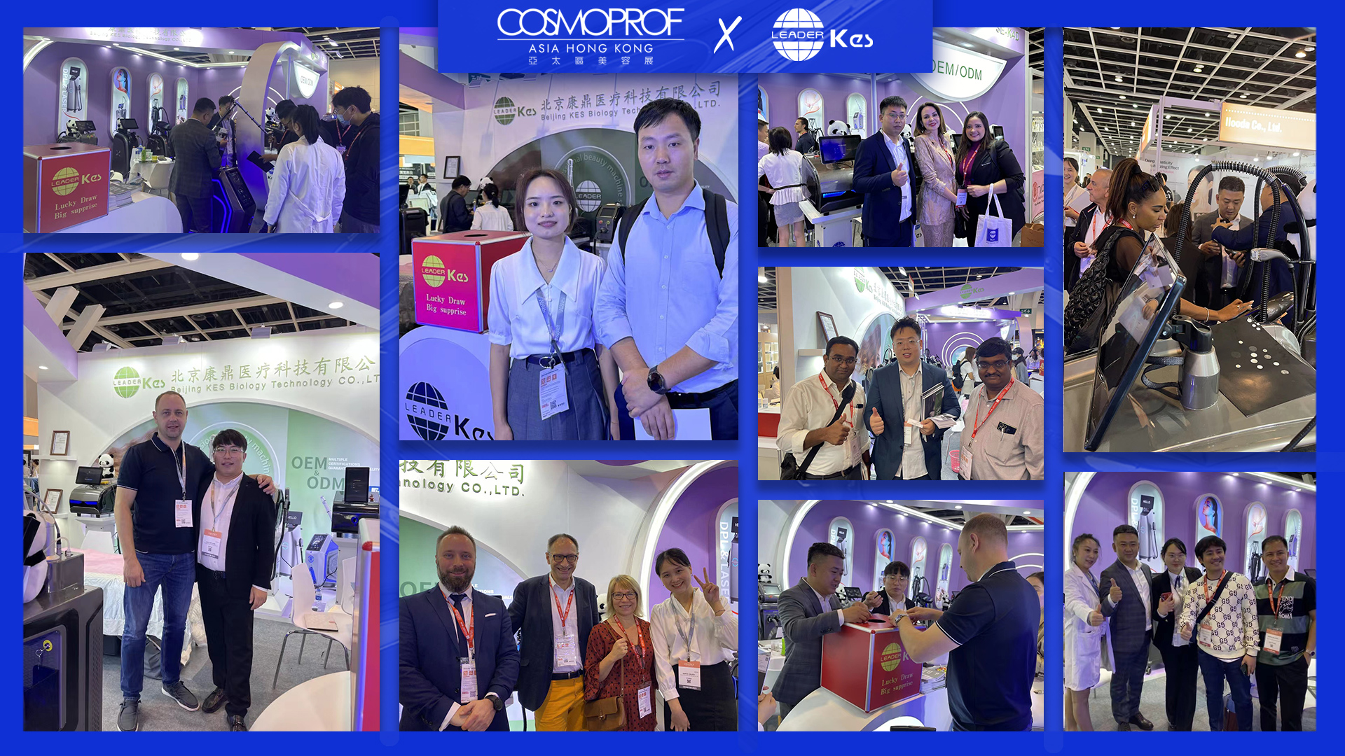 Welcome to KES booth one of the must-visit booths at the 2023 Asia Pacific Cosmoprof Hong Kong