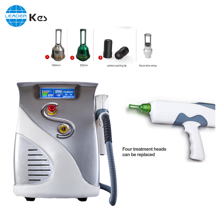 Q-Switched ND Yag Laser Tattoo Removal Sourcils Callus Removal equipement